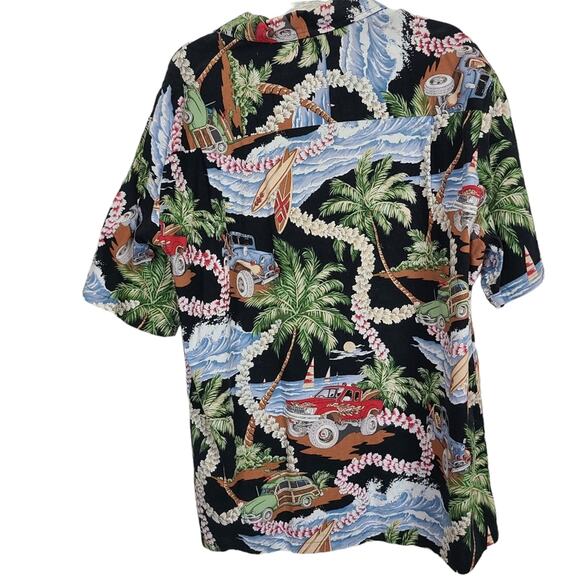 Evergreen Island Made In Hawaii Men's Tropical Hawaiian Floral Vacay Shirt XXL - Picture 2 of 10